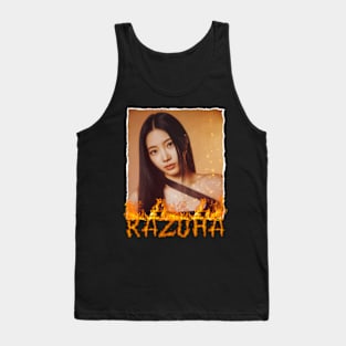 Kazuha Le Sserafim Flame Tank Top